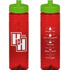 Halcyon Water Bottle with Droplet Graphics - 24 oz