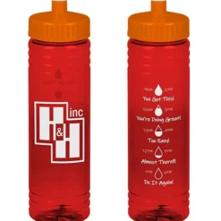 Halcyon Water Bottle with Droplet Graphics - 24 oz