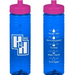 Halcyon Water Bottle with Droplet Graphics - 24 oz