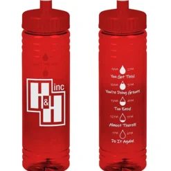 Halcyon Water Bottle with Droplet Graphics - 24 oz