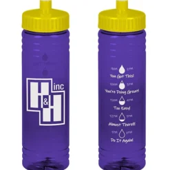 Halcyon Water Bottle with Droplet Graphics - 24 oz