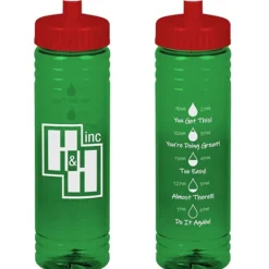 Halcyon Water Bottle with Droplet Graphics - 24 oz