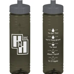 Halcyon Water Bottle with Droplet Graphics - 24 oz