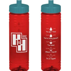 Halcyon Water Bottle with Droplet Graphics - 24 oz