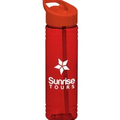 Halcyon Water Bottle with Flip Straw Lid - 24 oz