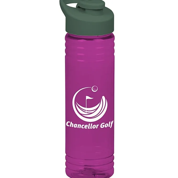 Halcyon Water Bottle with Flip Carry Lid - 24 oz