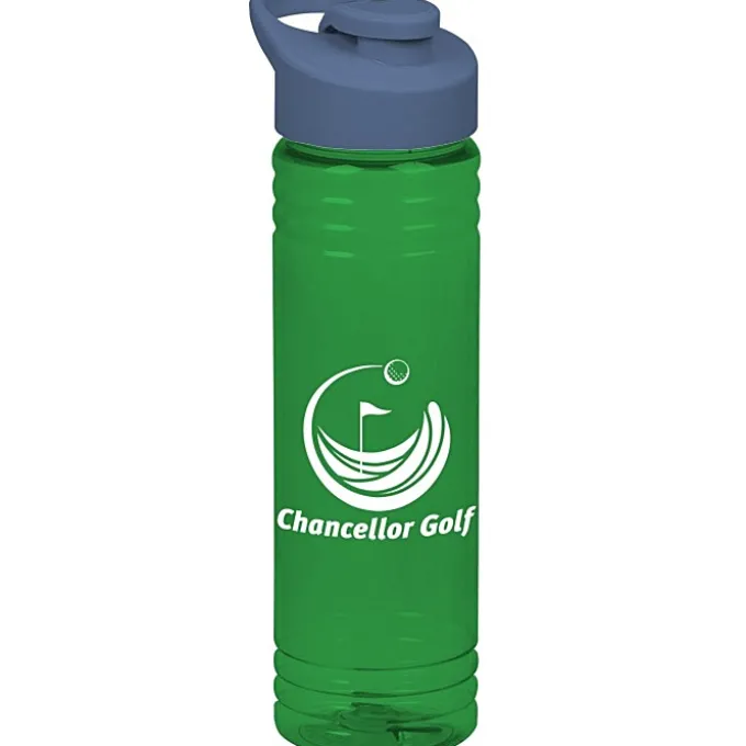 Halcyon Water Bottle with Flip Carry Lid - 24 oz