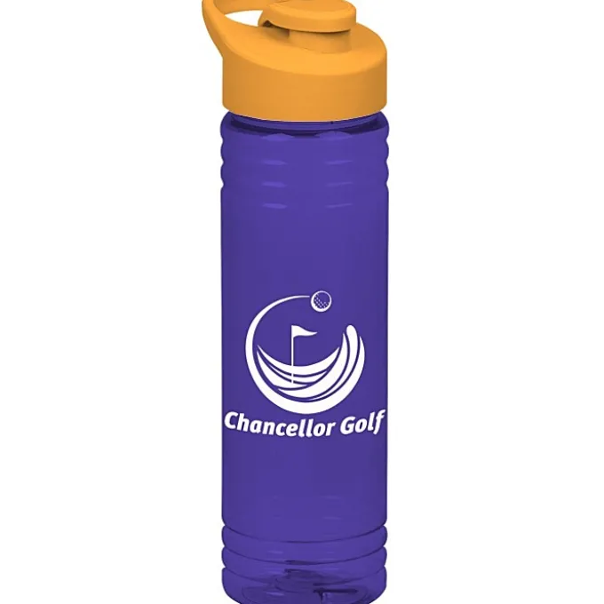 Halcyon Water Bottle with Flip Carry Lid - 24 oz