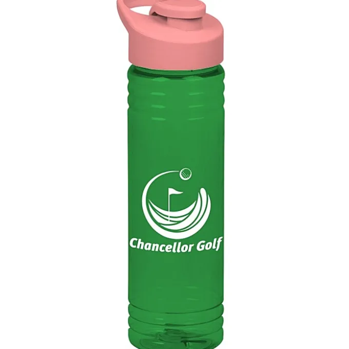 Halcyon Water Bottle with Flip Carry Lid - 24 oz