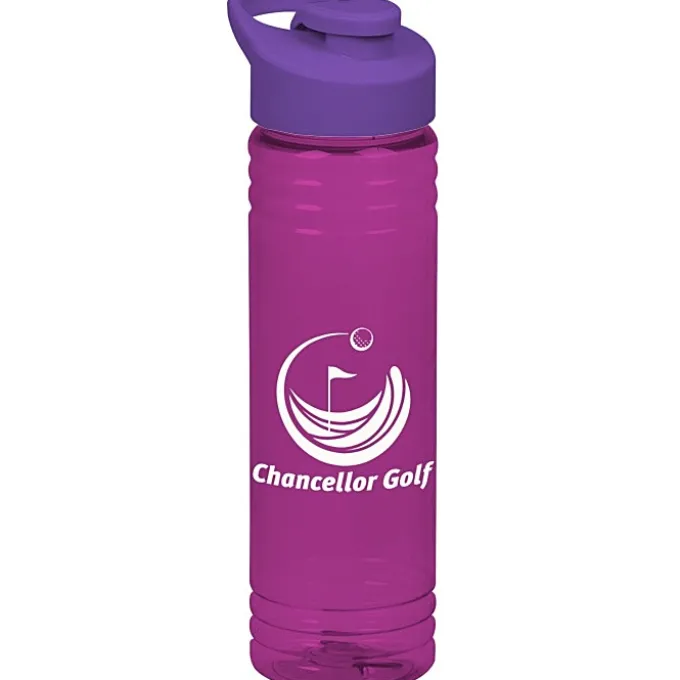 Halcyon Water Bottle with Flip Carry Lid - 24 oz