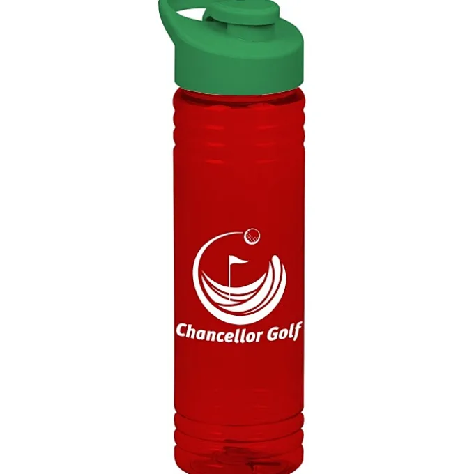Halcyon Water Bottle with Flip Carry Lid - 24 oz