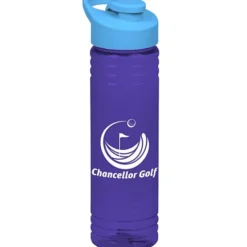 Halcyon Water Bottle with Flip Carry Lid - 24 oz
