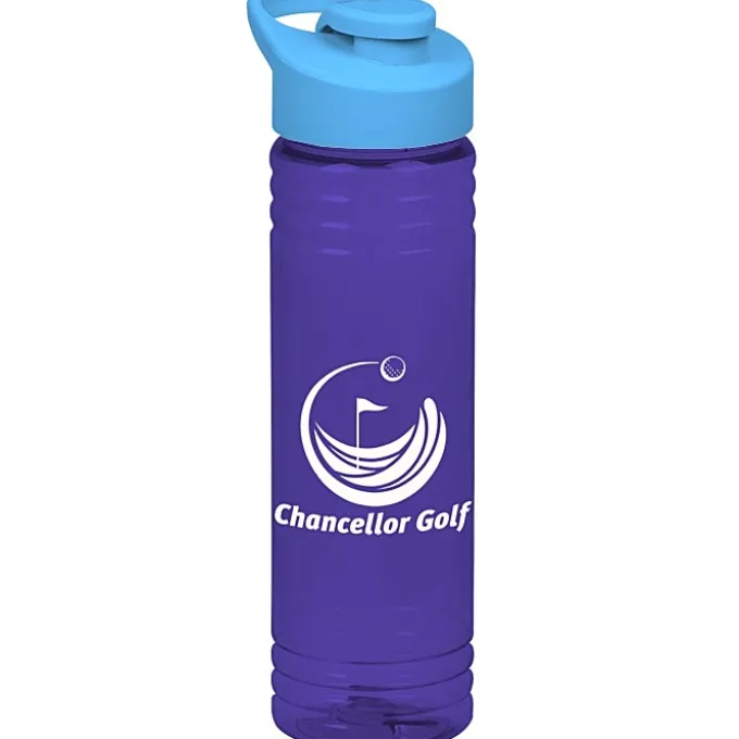 Halcyon Water Bottle with Flip Carry Lid - 24 oz
