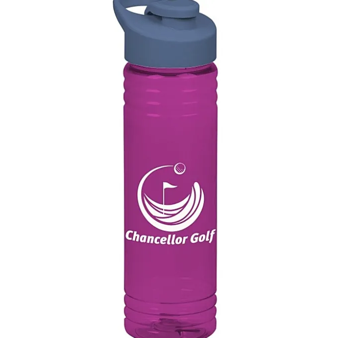 Halcyon Water Bottle with Flip Carry Lid - 24 oz