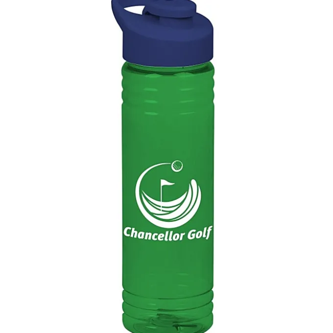 Halcyon Water Bottle with Flip Carry Lid - 24 oz