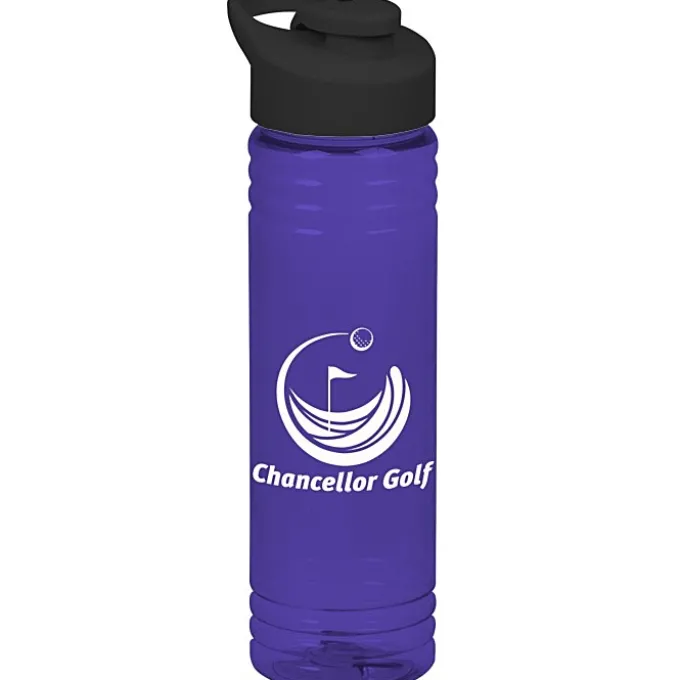 Halcyon Water Bottle with Flip Carry Lid - 24 oz