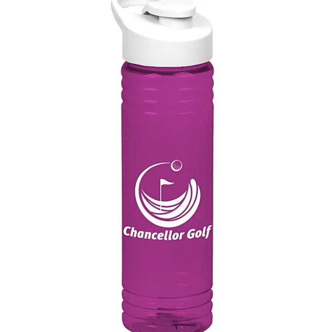 Halcyon Water Bottle with Flip Carry Lid - 24 oz