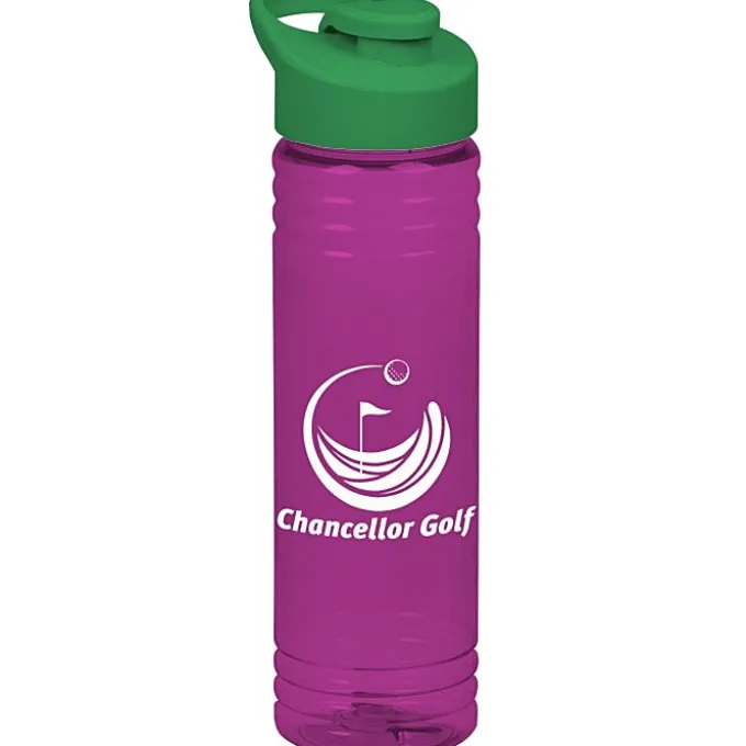 Halcyon Water Bottle with Flip Carry Lid - 24 oz