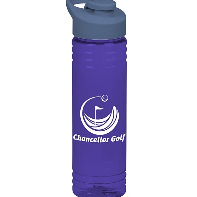 Halcyon Water Bottle with Flip Carry Lid - 24 oz