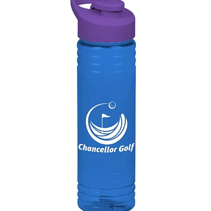 Halcyon Water Bottle with Flip Carry Lid - 24 oz