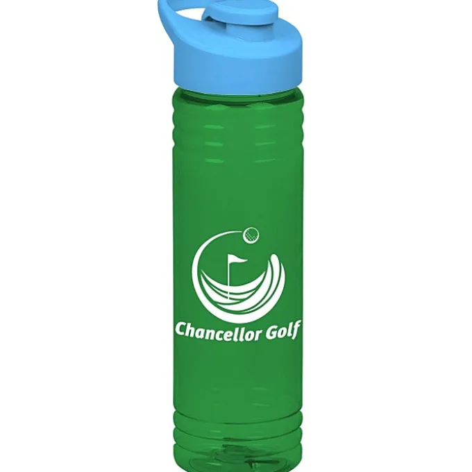 Halcyon Water Bottle with Flip Carry Lid - 24 oz