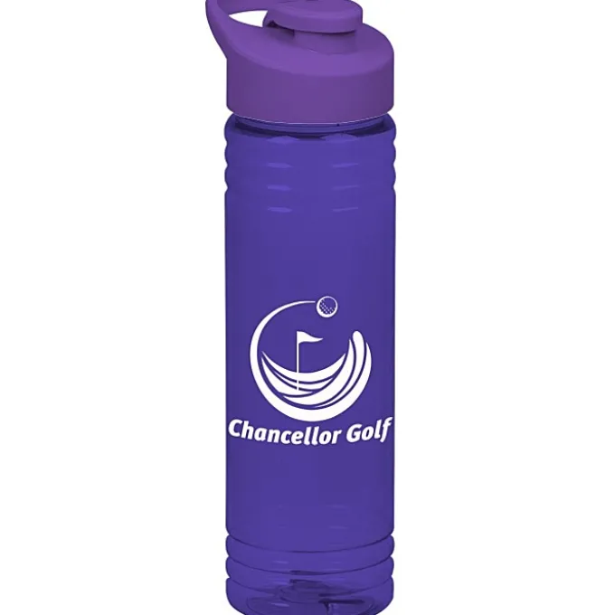 Halcyon Water Bottle with Flip Carry Lid - 24 oz