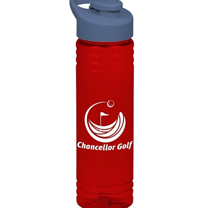 Halcyon Water Bottle with Flip Carry Lid - 24 oz