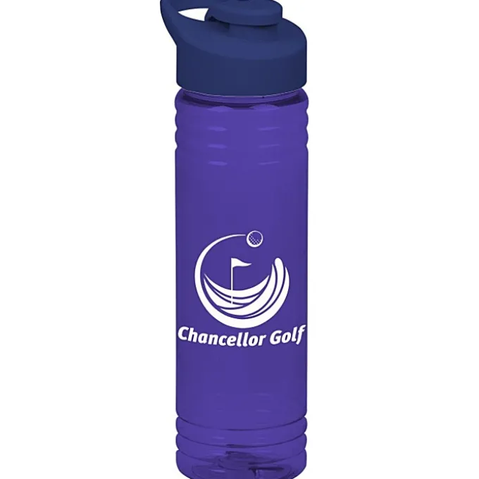Halcyon Water Bottle with Flip Carry Lid - 24 oz