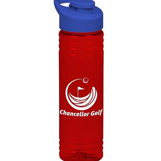Halcyon Water Bottle with Flip Carry Lid - 24 oz