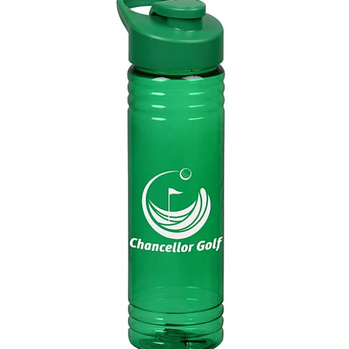 Halcyon Water Bottle with Flip Carry Lid - 24 oz