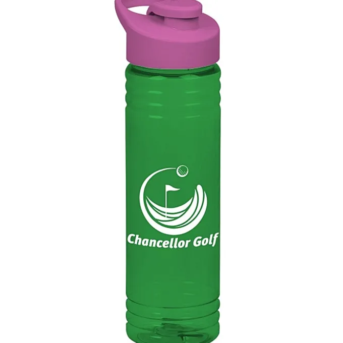 Halcyon Water Bottle with Flip Carry Lid - 24 oz