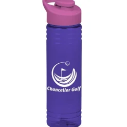 Halcyon Water Bottle with Flip Carry Lid - 24 oz
