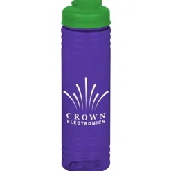 Halcyon Water Bottle with Flip Drink Lid - 24 oz