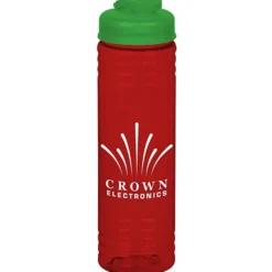 Halcyon Water Bottle with Flip Drink Lid - 24 oz