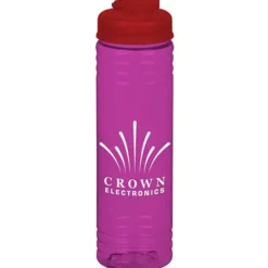 Halcyon Water Bottle with Flip Drink Lid - 24 oz