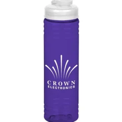 Halcyon Water Bottle with Flip Drink Lid - 24 oz