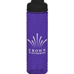 Halcyon Water Bottle with Flip Drink Lid - 24 oz