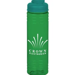 Halcyon Water Bottle with Flip Drink Lid - 24 oz
