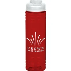 Halcyon Water Bottle with Flip Drink Lid - 24 oz