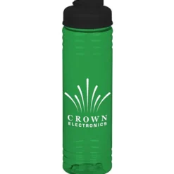 Halcyon Water Bottle with Flip Drink Lid - 24 oz