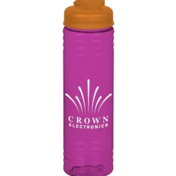 Halcyon Water Bottle with Flip Drink Lid - 24 oz