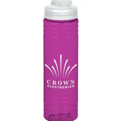 Halcyon Water Bottle with Flip Drink Lid - 24 oz