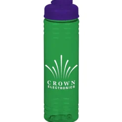 Halcyon Water Bottle with Flip Drink Lid - 24 oz