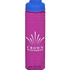 Halcyon Water Bottle with Flip Drink Lid - 24 oz
