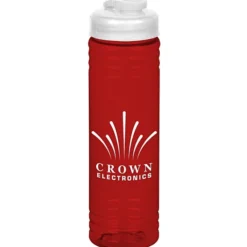 Halcyon Water Bottle with Flip Drink Lid - 24 oz