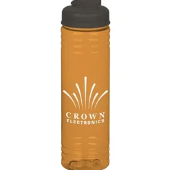 Halcyon Water Bottle with Flip Drink Lid - 24 oz