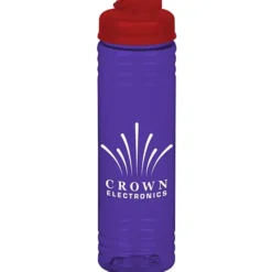 Halcyon Water Bottle with Flip Drink Lid - 24 oz