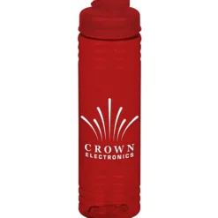 Halcyon Water Bottle with Flip Drink Lid - 24 oz