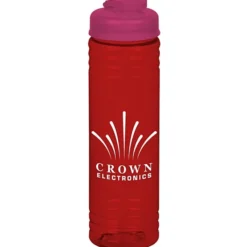 Halcyon Water Bottle with Flip Drink Lid - 24 oz