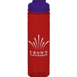 Halcyon Water Bottle with Flip Drink Lid - 24 oz